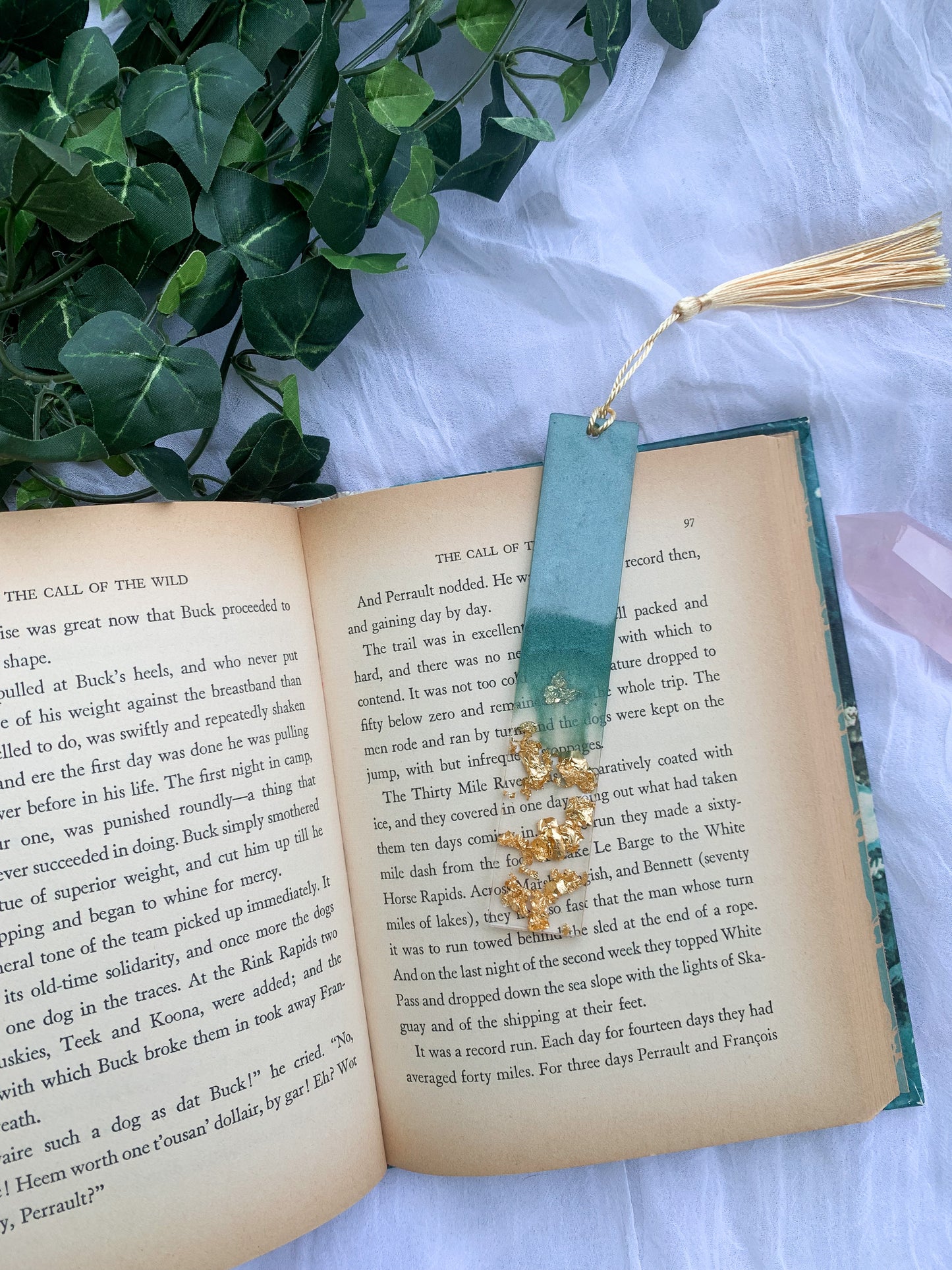 Sage Green Bookmark