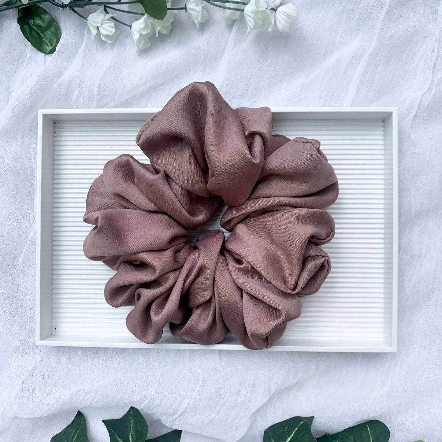 Blush Champagne Jumbo Scrunchie