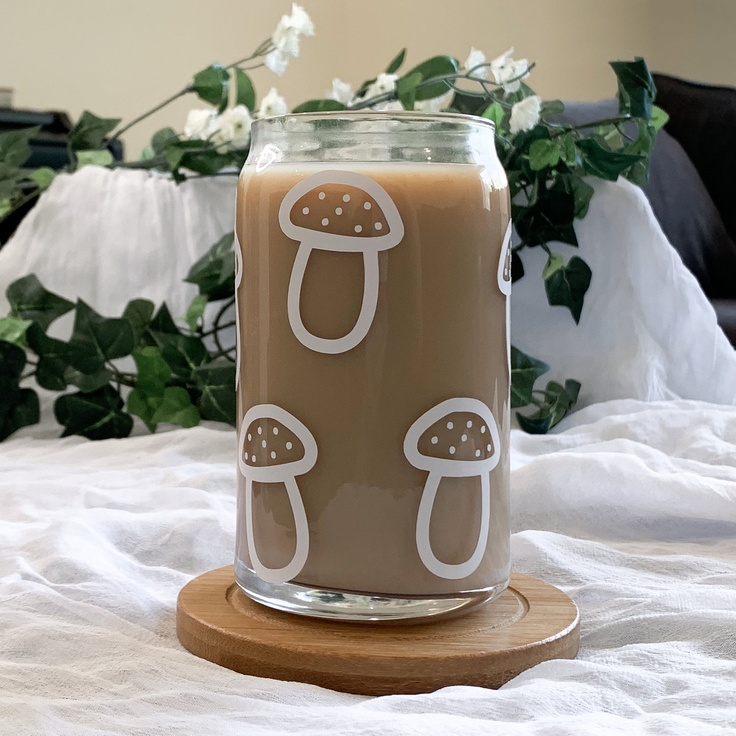 Mushroom Glass Cup