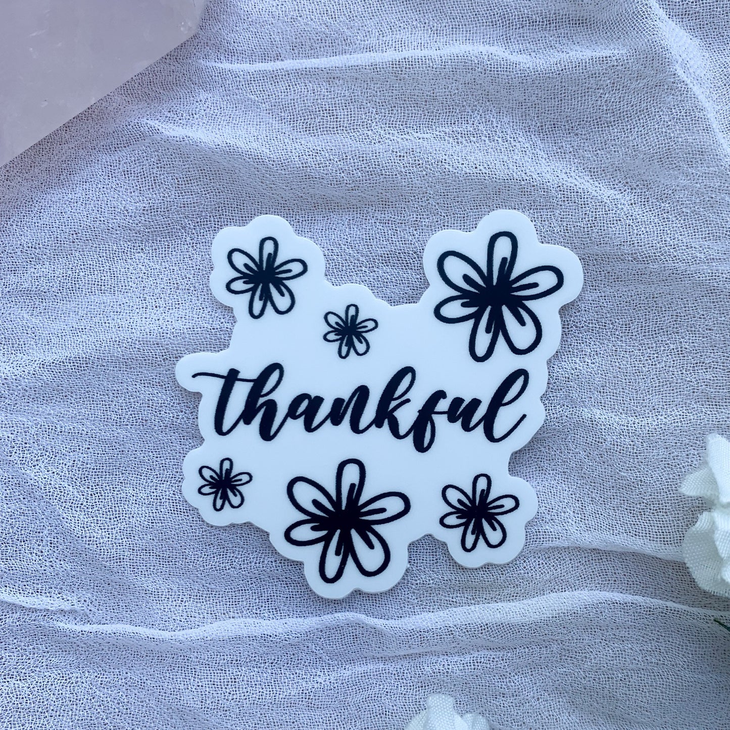 Thankful Vinyl Sticker