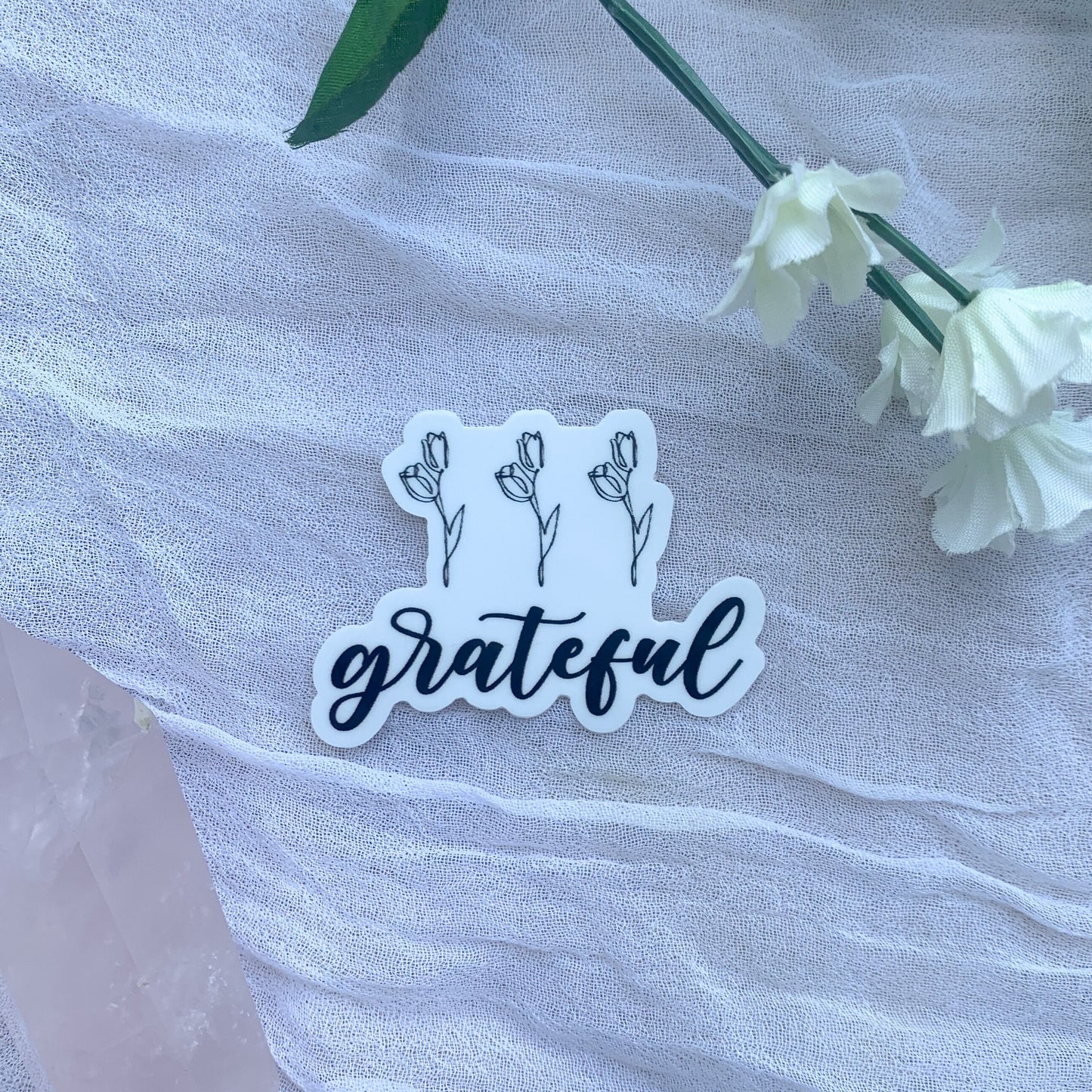 Grateful Vinyl Sticker