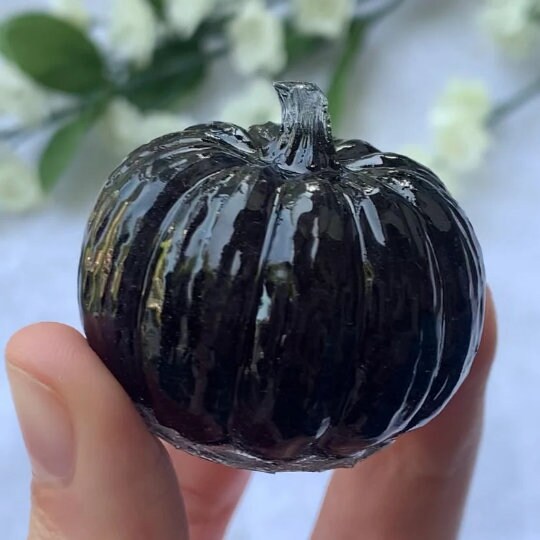 Fall Accent Pumpkin Set of 2, Resin Pumpkins, Autumn Decor, Small Decorative Pumpkins, Mini Pumpkins