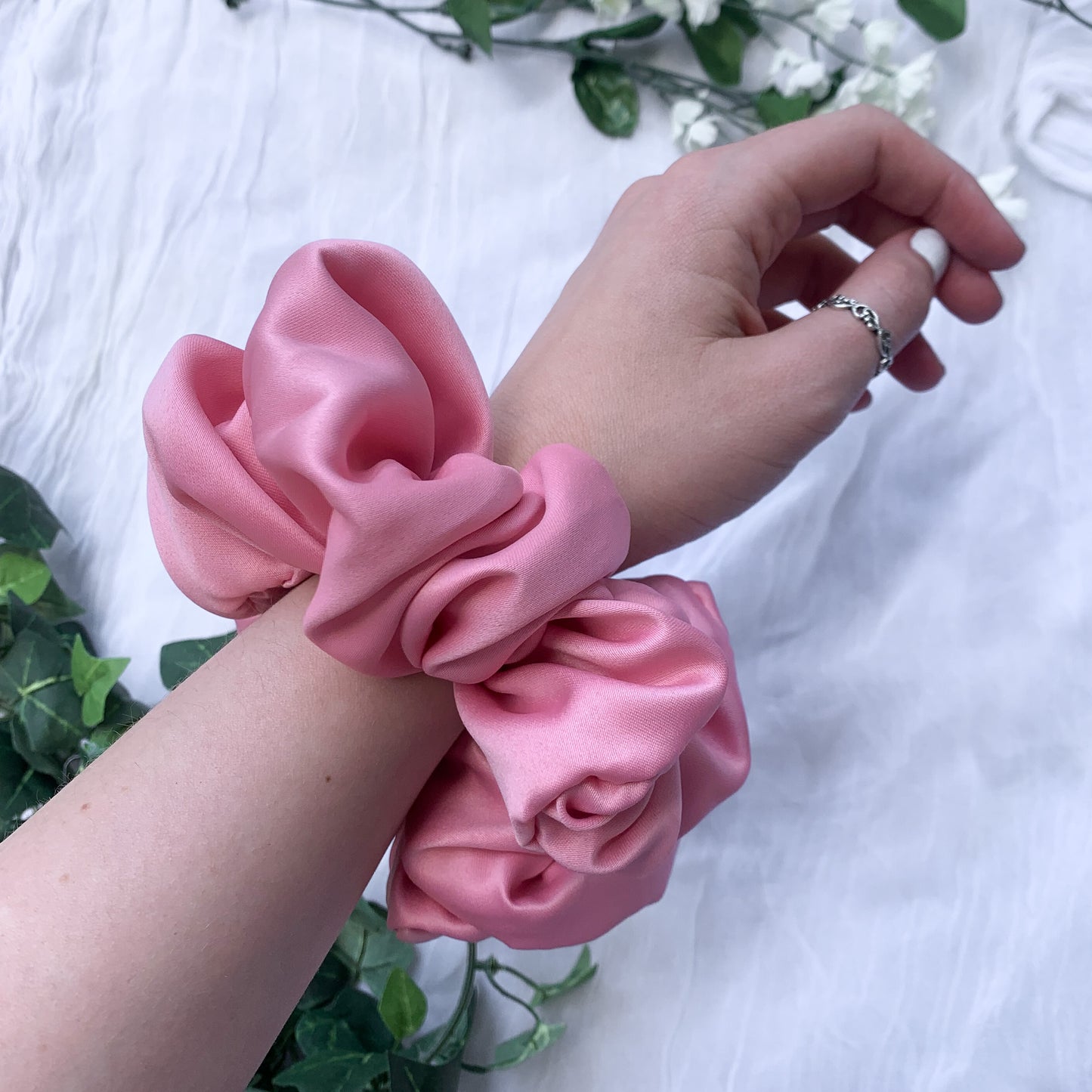 Baby Pink Jumbo Scrunchie