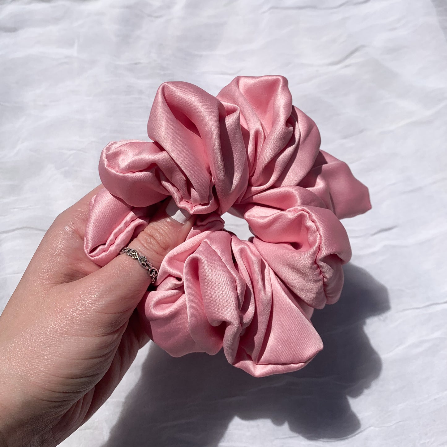 Baby Pink Jumbo Scrunchie