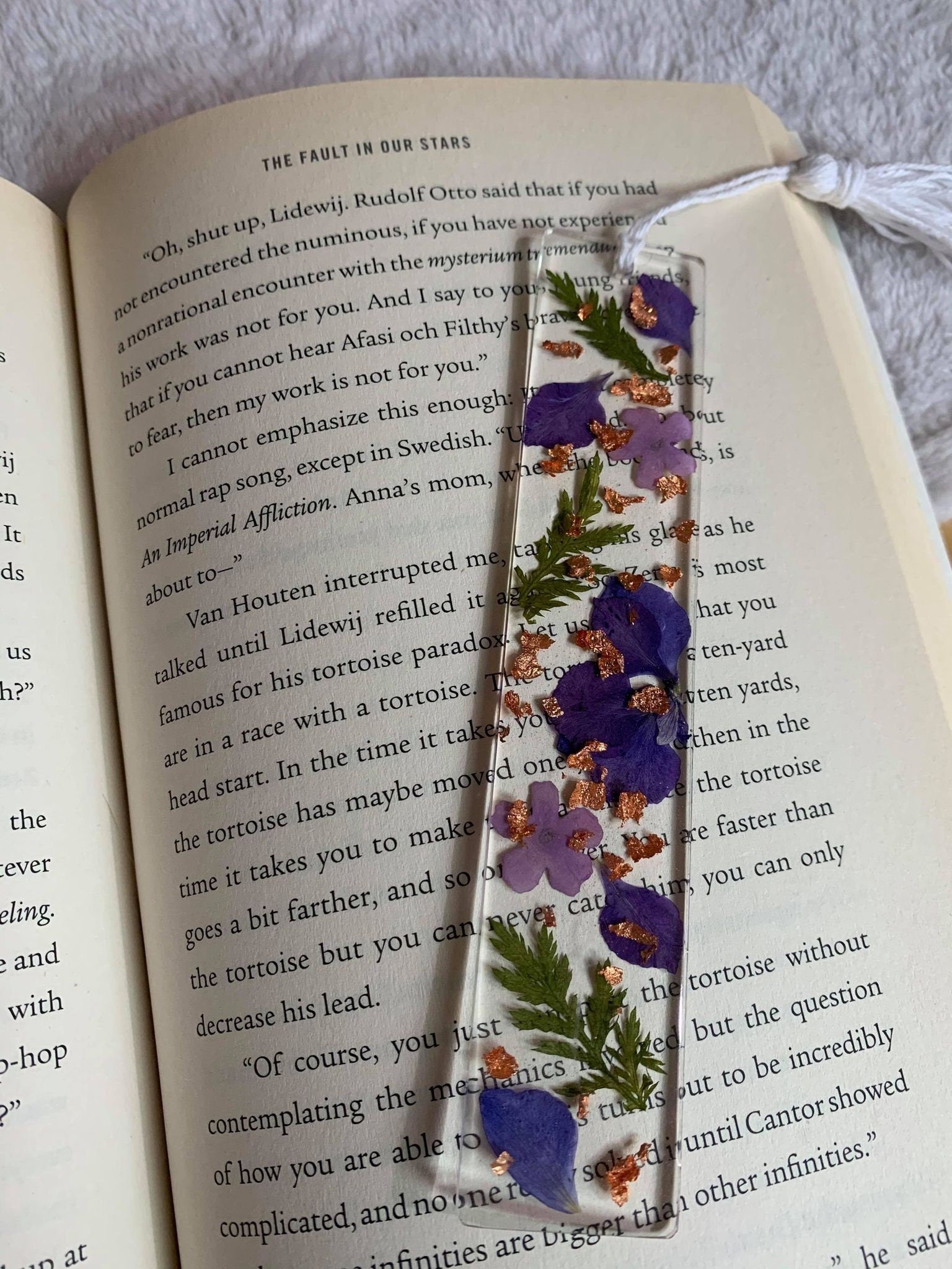 Handmade Floral Resin Bookmarks
