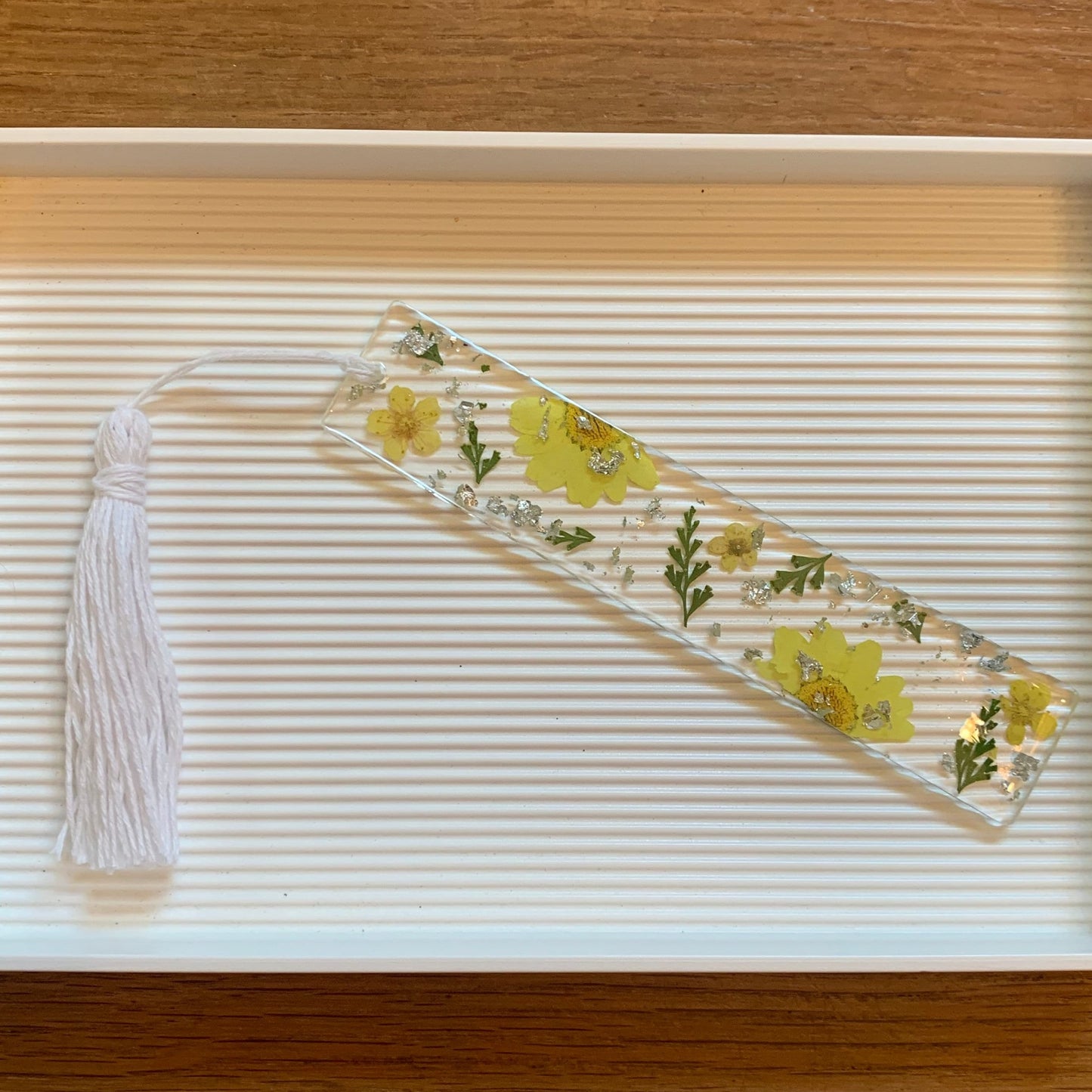 Handmade Floral Resin Bookmarks