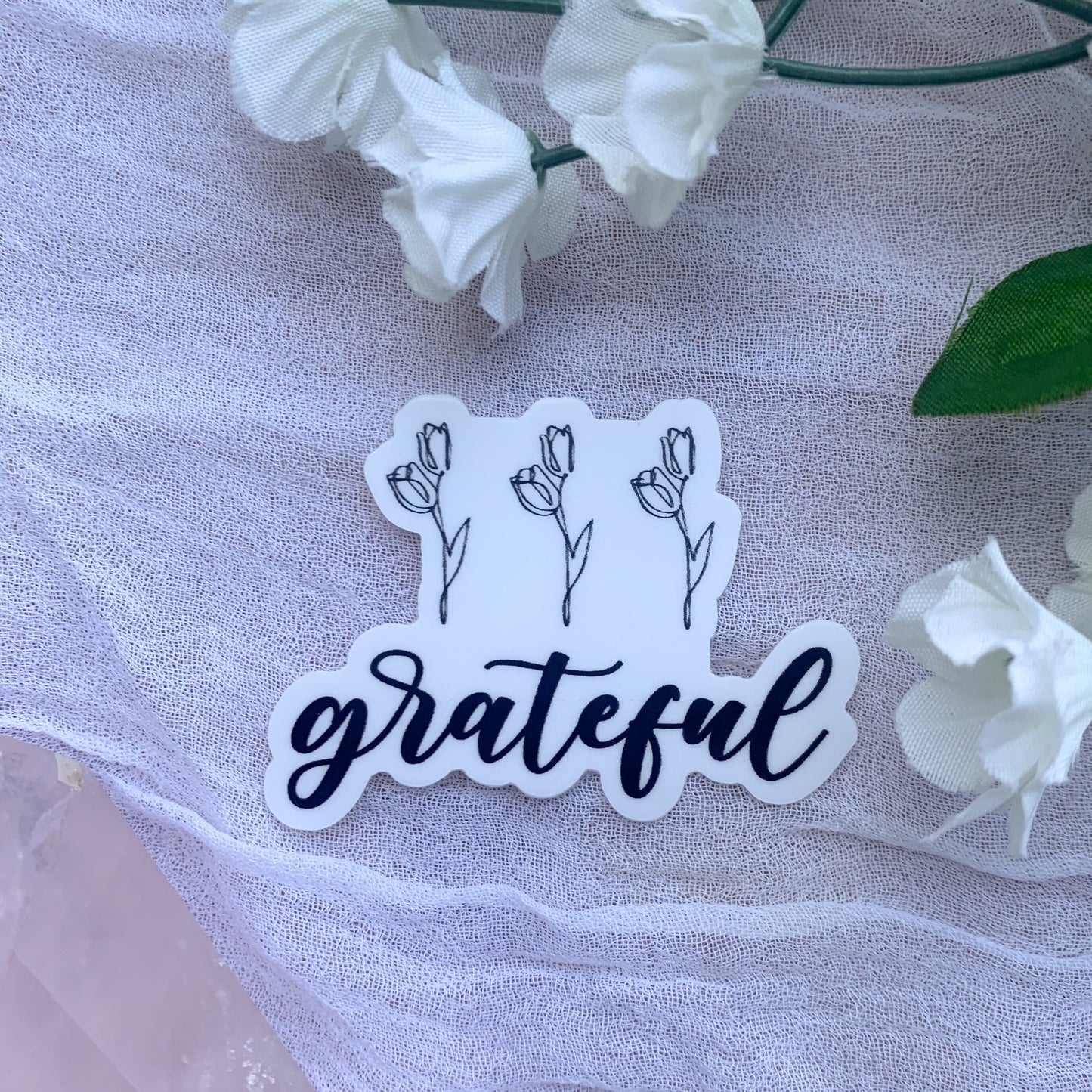 Grateful Vinyl Sticker